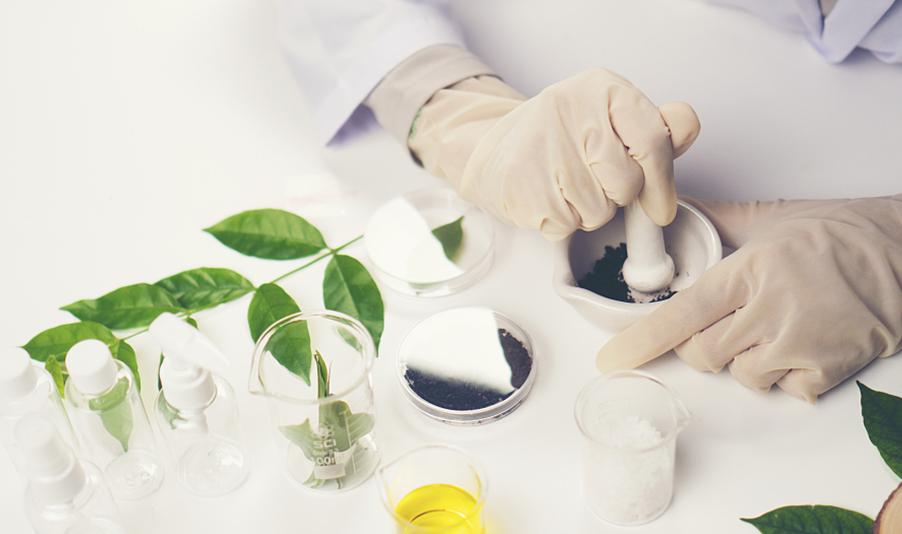 Eco-Friendly Skincare Program Featuring Biodegradable Plant-Based "Mud"