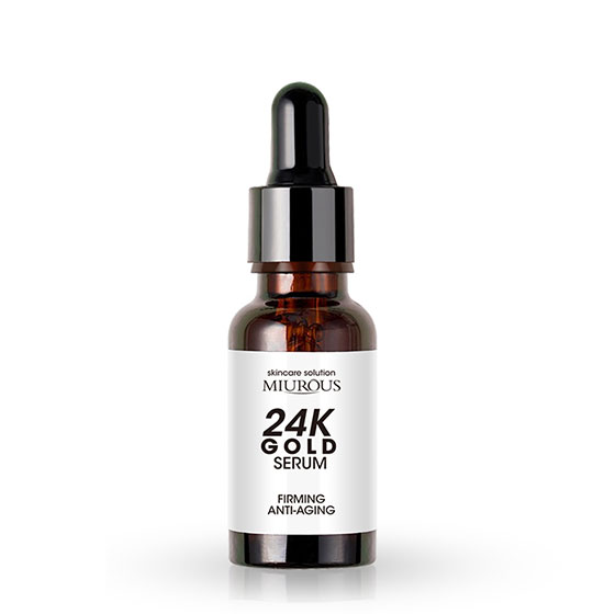 24k gold face serum