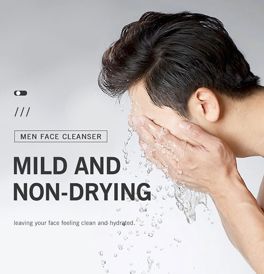 Bamboo Charcoal Amino Acid Men Face Cleanser