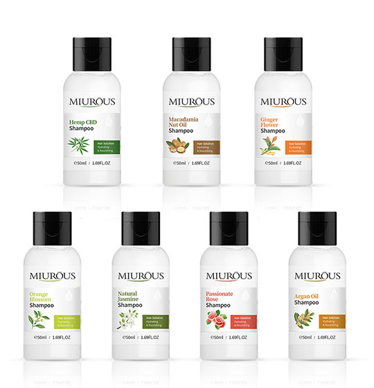 Natural Argan Oil Rose Jasmine Ginger Flower Hair Care Travel Size Set