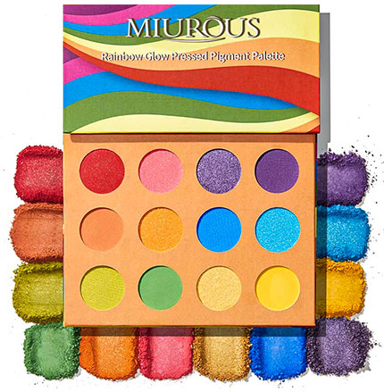 Rainbow Glow Pressed Pigment Palette