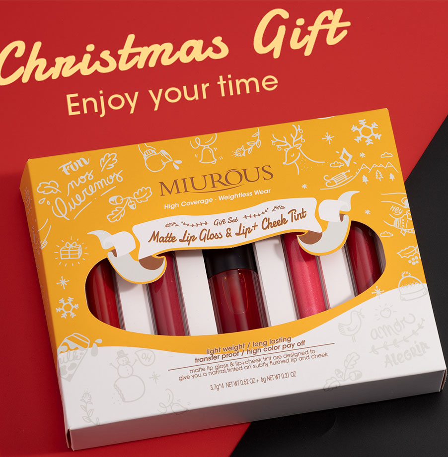 Christmas Lip Gloss & Lip Tint Gift Set