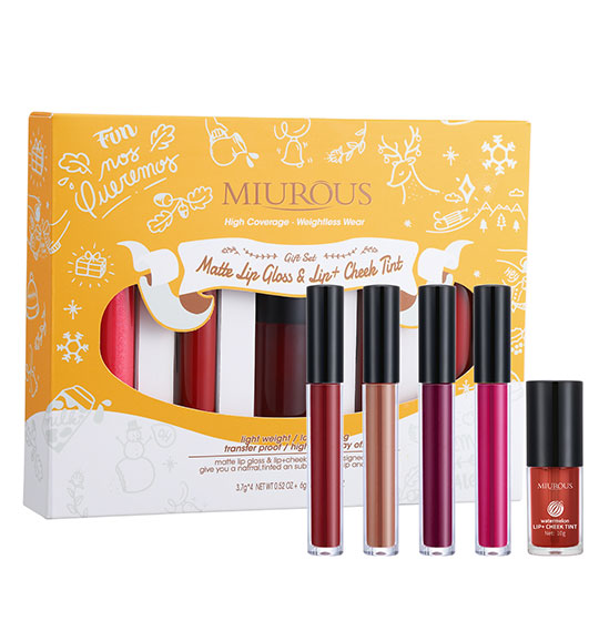 Christmas Lip Gloss & Lip Tint Gift Set