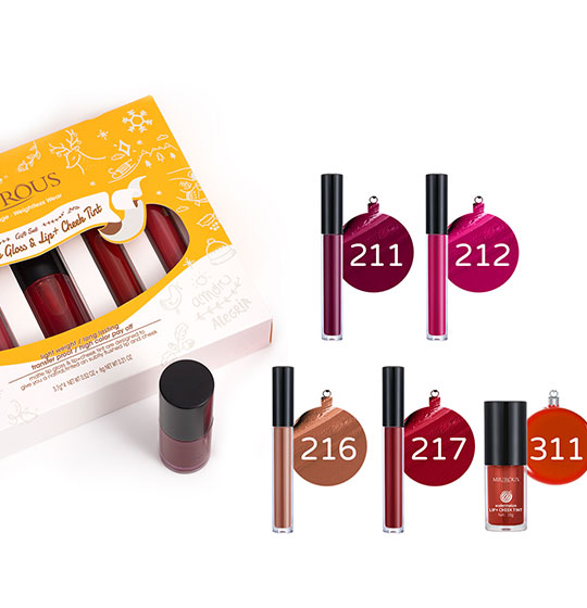 Christmas Lip Gloss & Lip Tint Gift Set