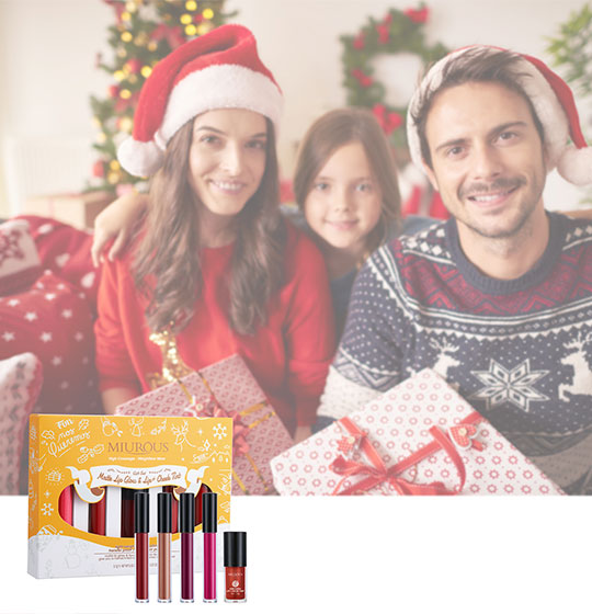 Christmas Lip Gloss & Lip Tint Gift Set