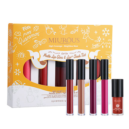 Christmas Lip Gloss & Lip Tint Gift Set