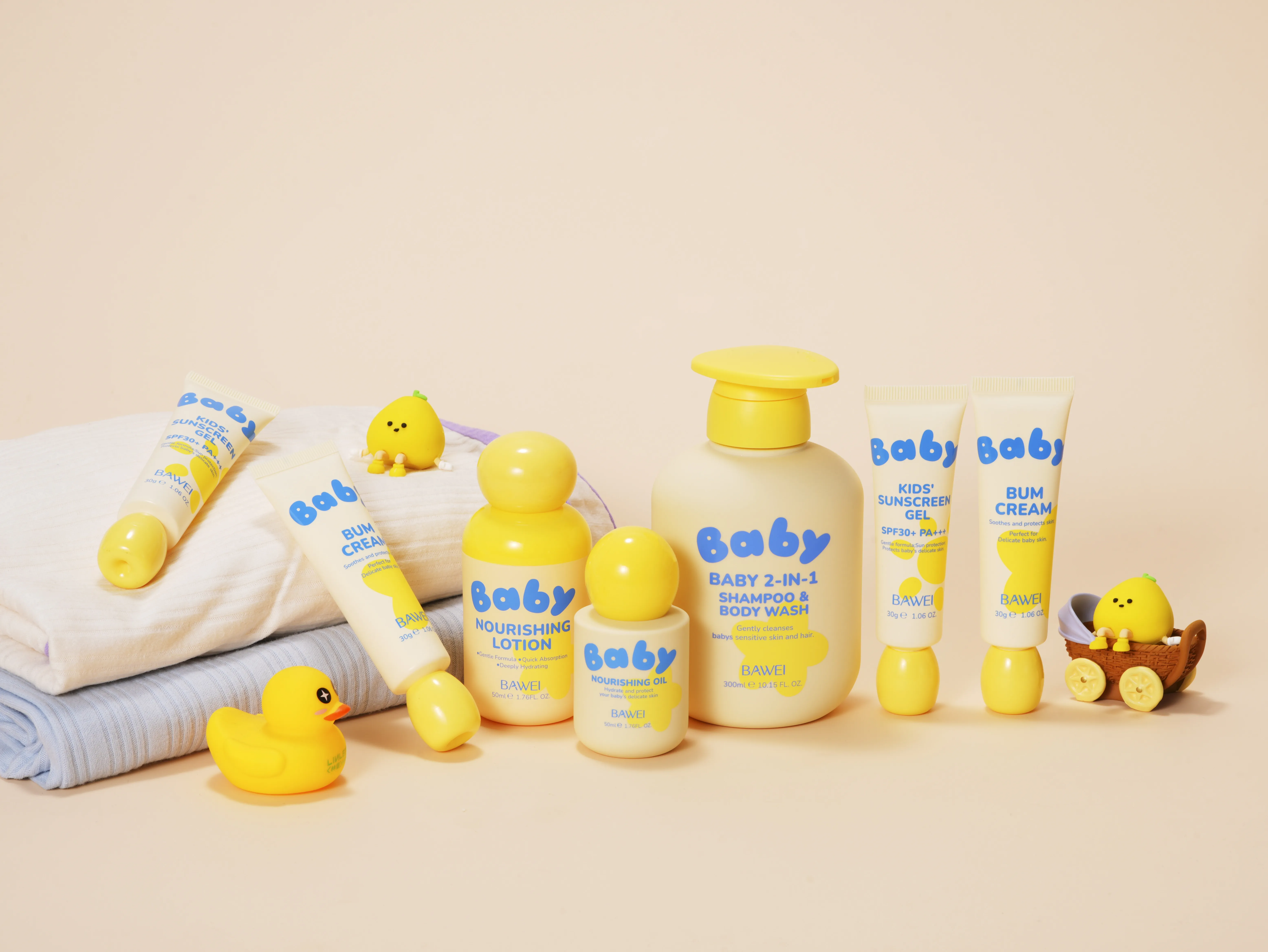 Baby skin care set